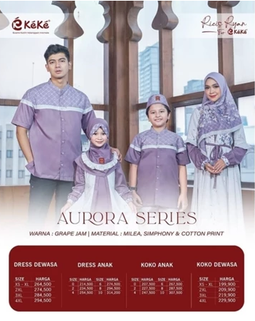Busana Lebaran Keluarga Muslim