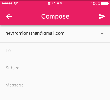 Full-Width Text Field Inputs for Android App Design (Google Material ...