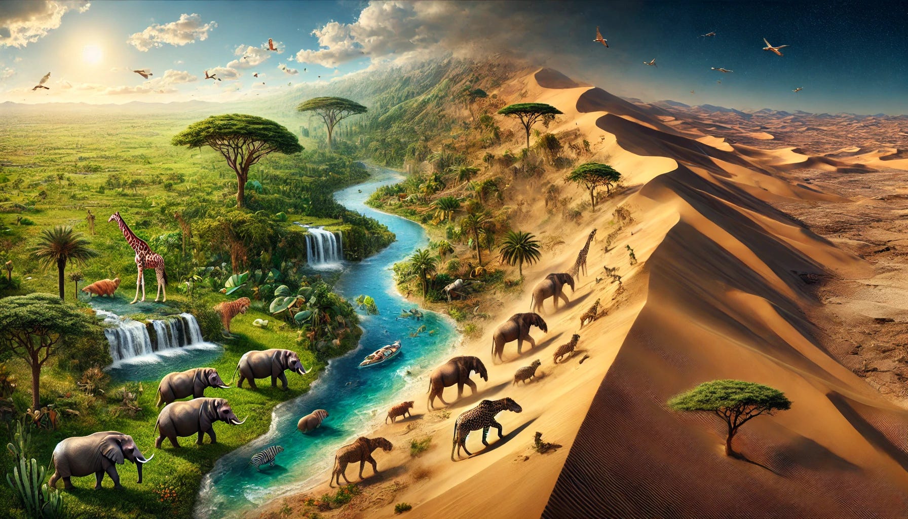 When The Sahara Wasn't a Desert. A series of scientific