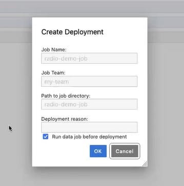 Create deployment