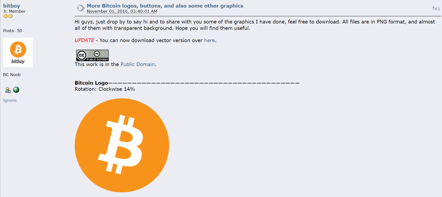 The story of crypto currency logo｡:.ﾟヽ(*´∀`)ﾉ ₿ ﾟ.: ｡ | by pupupupuisland |  Medium
