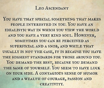 Leo Rising, Ascendant Sign Meaning, Personality Traits, Appearance