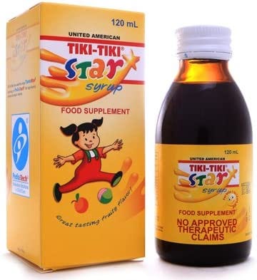 2 Tiki-Tiki Star Plus Syrup (2 x 120ml)