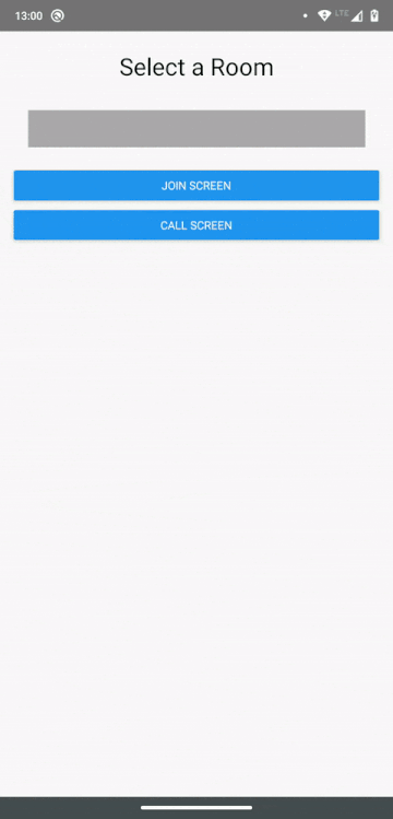 Join room and Start your local stream