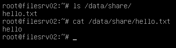 Client file and it’s content are exist in another node after failover