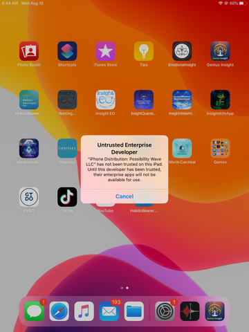 New Profile Installation Required For Your Genius App