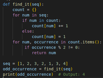 Find the odd int — Python. Given an array of integers, find the… | by # ...