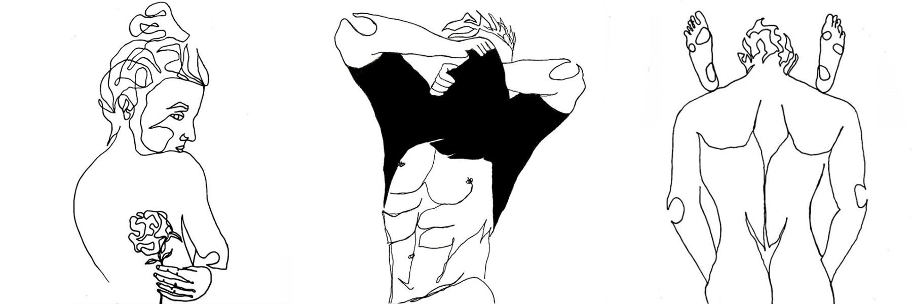 Easy line drawings deals