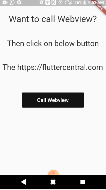 Flutter: Webview Application. Source code of this article | by Shubham ...