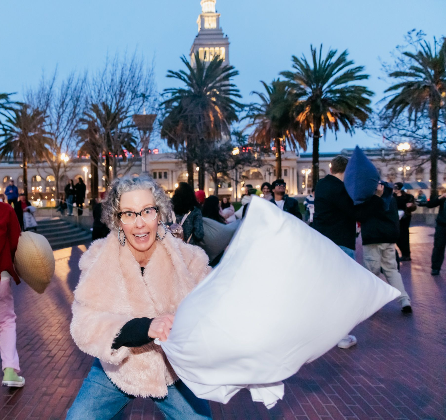 The boop that conquered San Francisco’s Valentine’s Day pillow fight