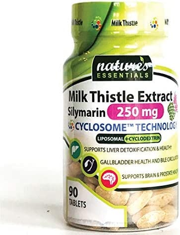 Liposomal Milk Thistle | 250mg per Pill | Full-Spectrum Silymarin| Maximum Absorption Formula | 3…