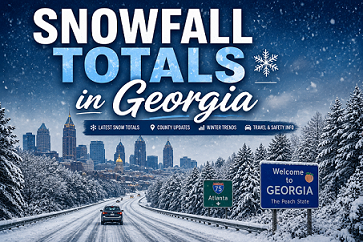 Snow Fall Total in Georgia: Latest Snow Totals, Winter Trends & What Residents Need to Know