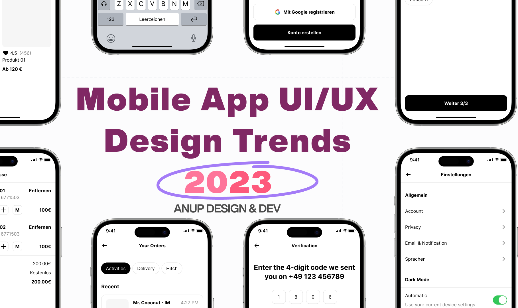 What's hot in mobile App UI/UX design in 2023? | by Anup kotur | Bootcamp