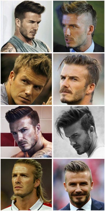 David Beckham's Best Haircuts and Styles Through the Years
