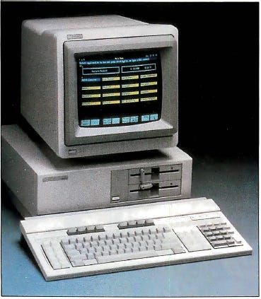 “IBM PC compatible”: Hewlett-Packard Vectra PC, 1986. Image: Tech Insider
