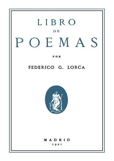 LIBRO DE POEMAS — FEDERICO GARCÍA LORCA