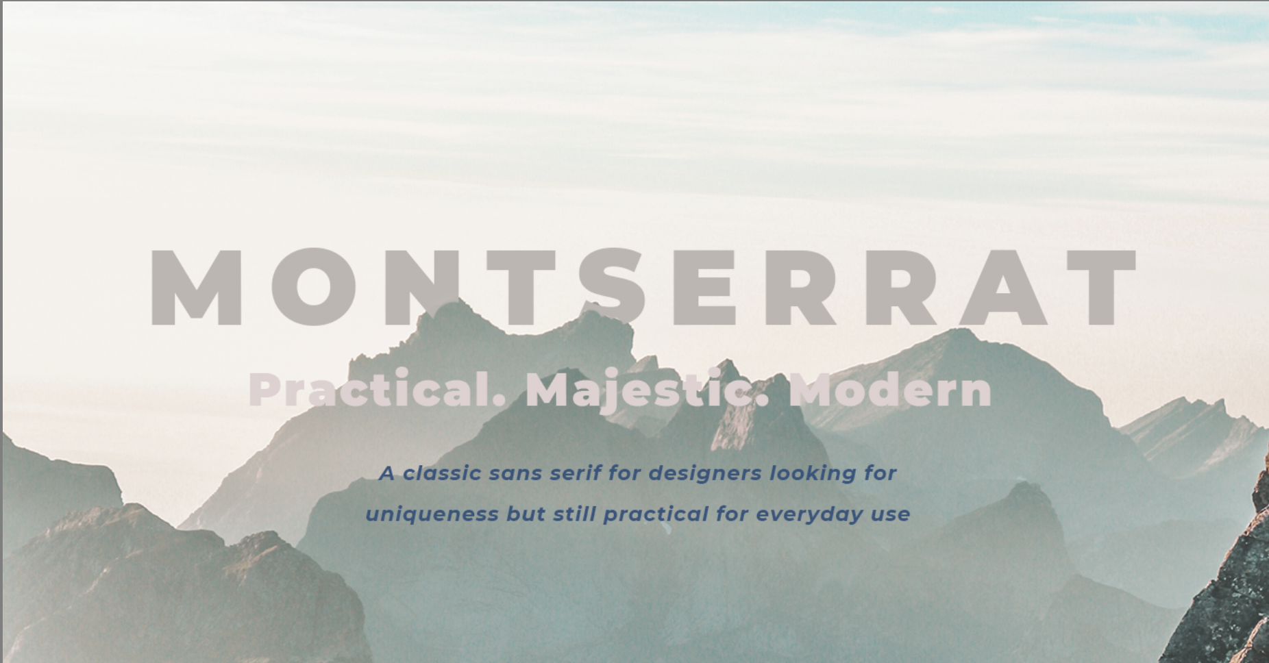 Montserrat: A UI Case Study For A Typographical Specimen | by jocelyn cho |  Medium