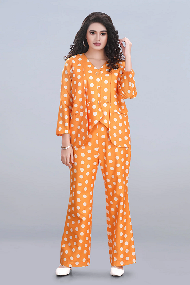 Polka Dot Co Ord Set - Effortless Vintage Appeal