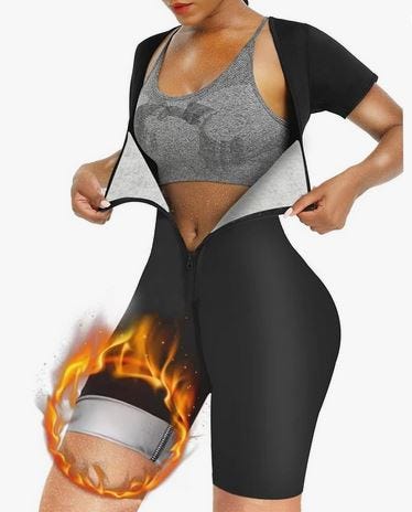 Hot Shapers Cami Hot Waist Cincher - Women's Belly Fat Burn Sweat Slimming  Vest 