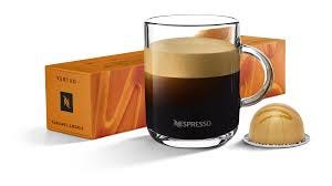 Caramel Cookie Nespresso coffee capsule — a warm golden-brown aluminum pod designed for Nespresso machines, offering a smooth espresso with sweet caramel and buttery biscuit notes.