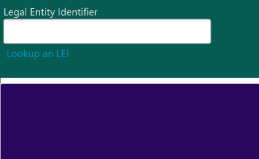 ISO 20022 User Interface Considerations: Legal Entity Identifier (LEI)