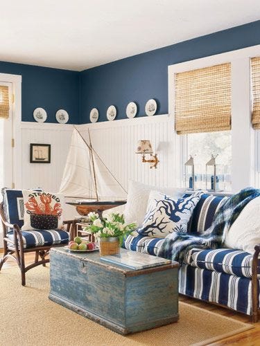 How to Create a Room With Nautical Interior Decor, by Maria