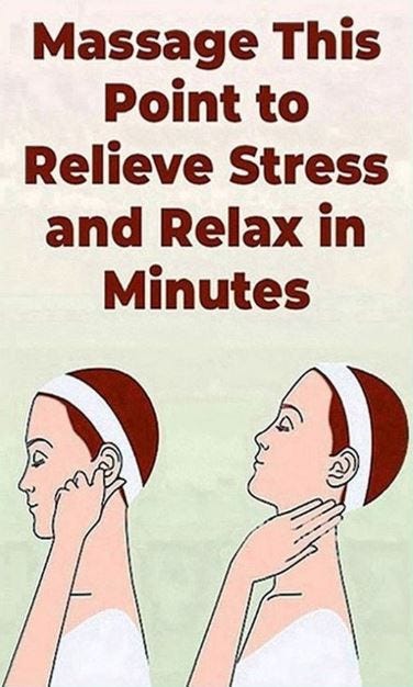 Massage this point to relieve stress and relax in minutes - Cristina ...