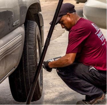 Texas state vehicle inspection - Mike Tire - Medium