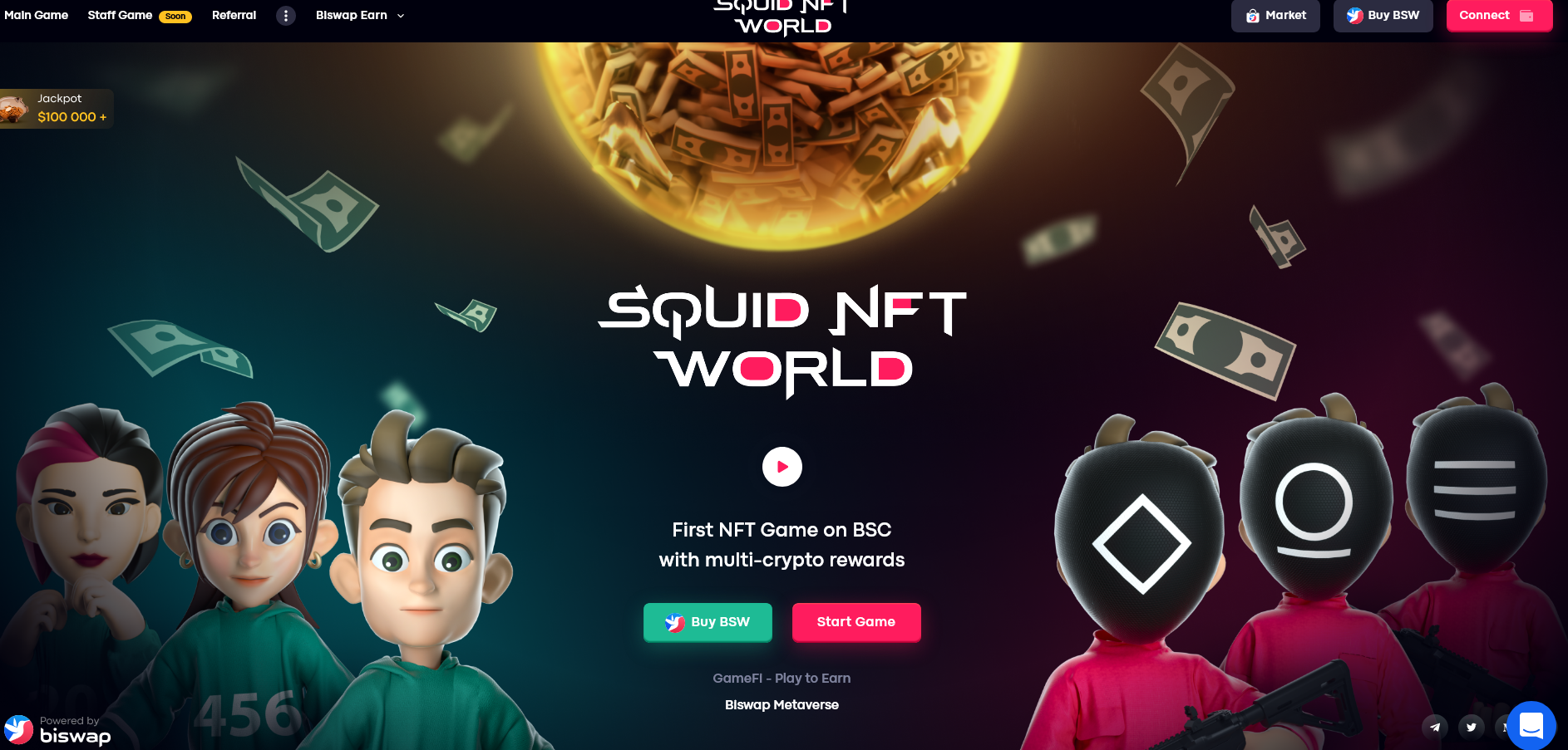 Squid NFT Game от Biswap пассивный доход с минимальными вложениями | Medium