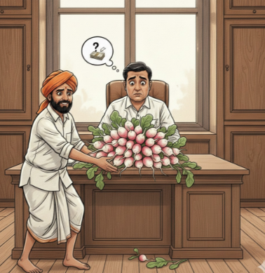 ‘Instead Of Money, I Can Give You Radish’ — Karnatak Farmer’s Response To Bribery Demand