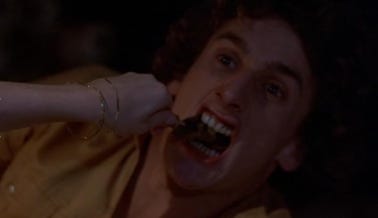 Dimwit gambler Steve Maxwell (Matt Craven) is the actual kebab victim; not the proposed “John”.