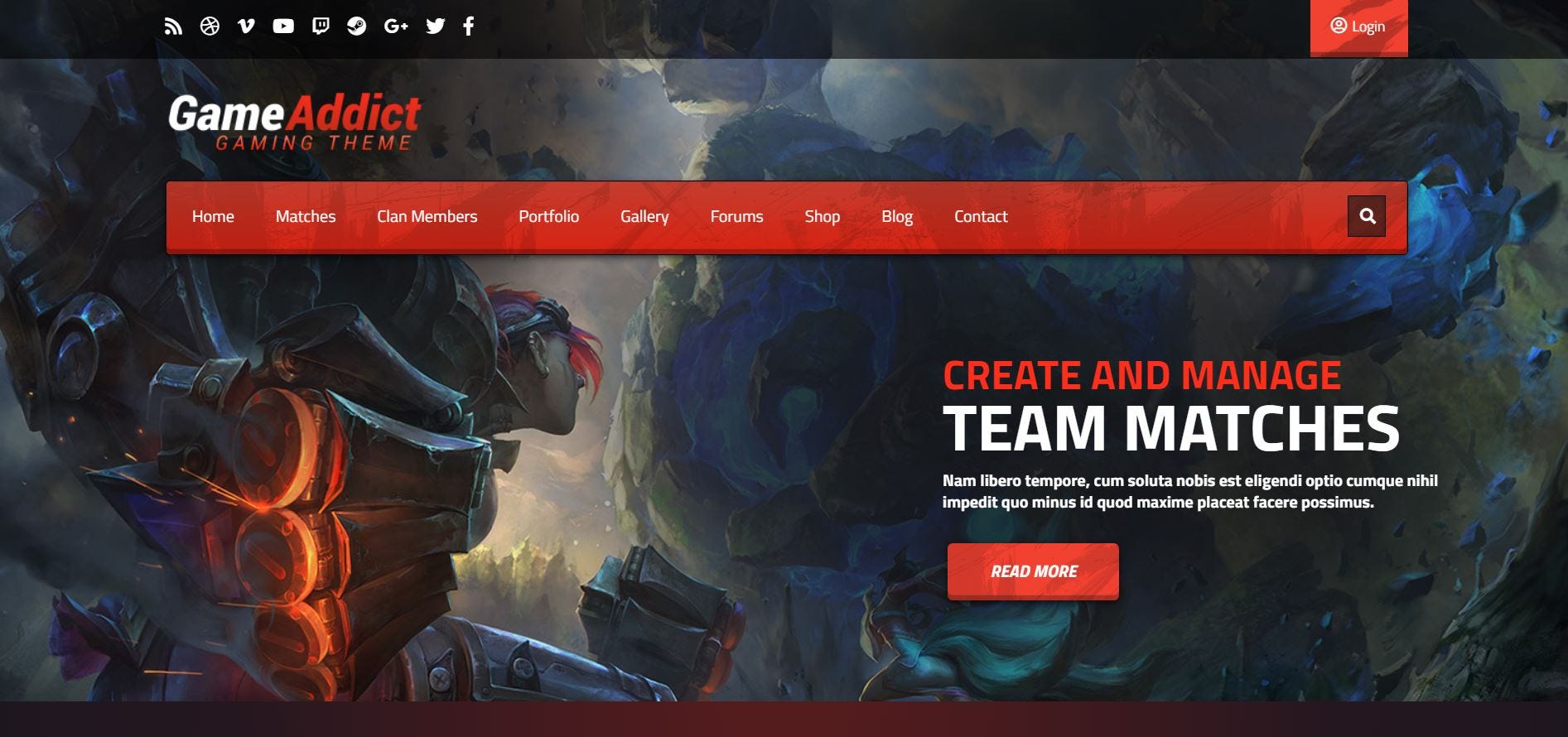 Good Games - eSports & Magazine Gaming Template by _nK