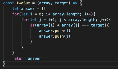 Two Sum Algorithm: Explained (JavaScript) | by Stephen Risso | Medium