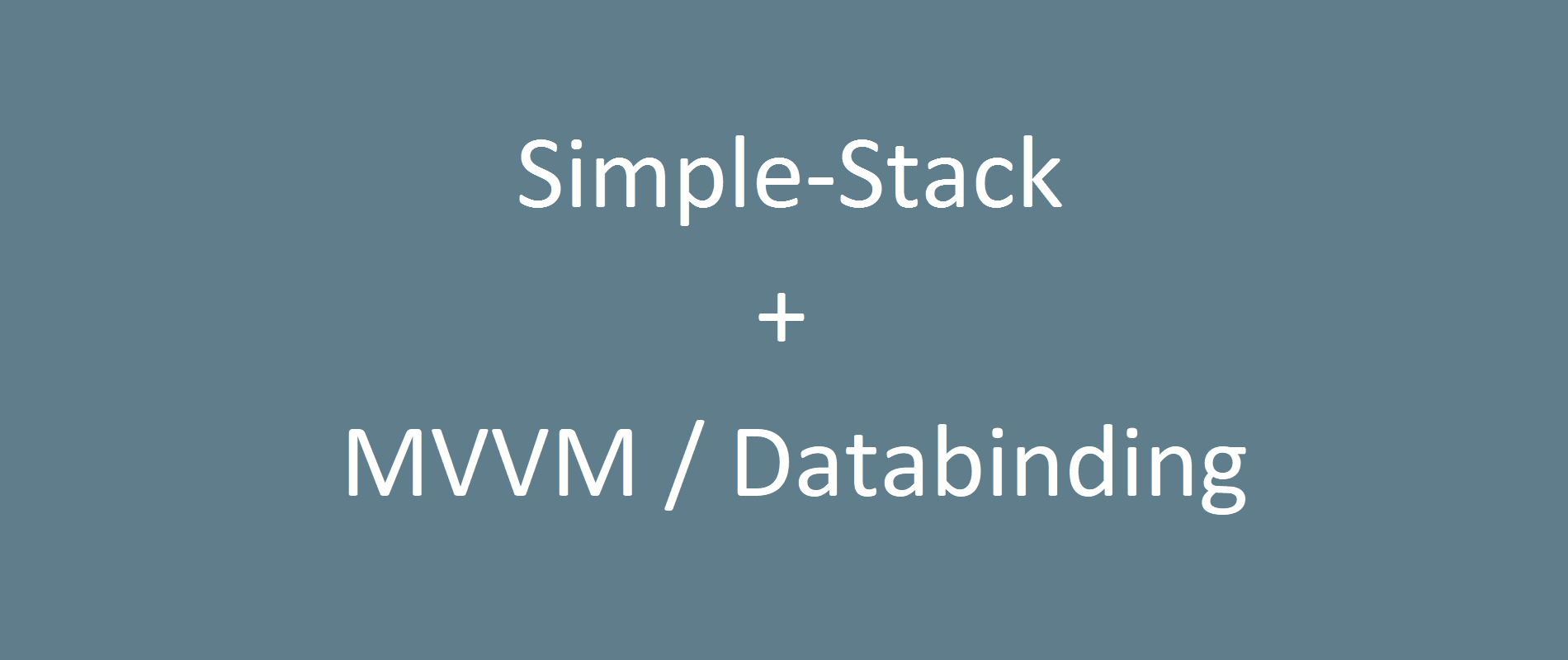 A look at MVVM and Data-binding with Simple-Stack | by Gabor Varadi |  ProAndroidDev