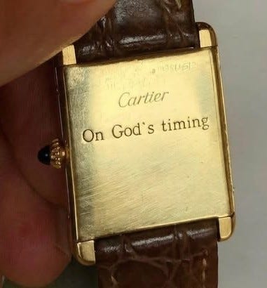 Custom Cartier watch engraving and personalization options for luxury timepieces