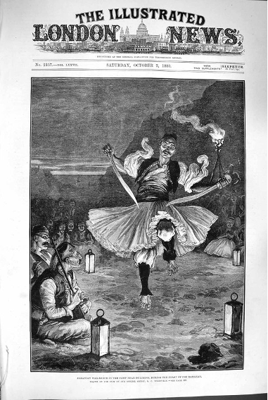 Albanian War Dance in the Camp Near Dulcigno, 1880