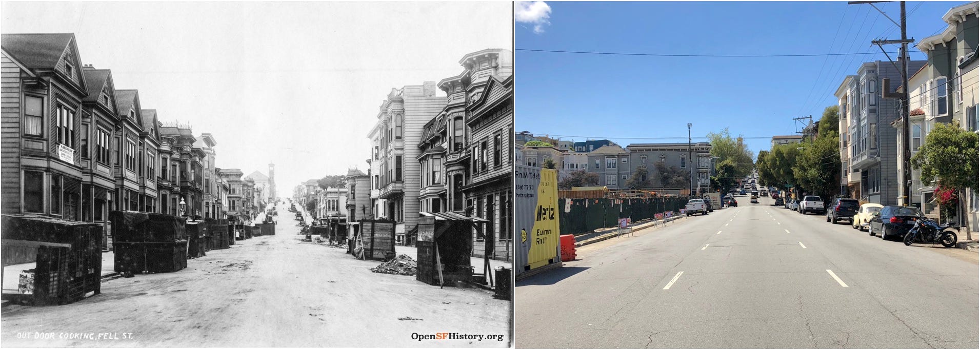 Hayes Valley: Then & Now. A San Francisco neighborhood changes