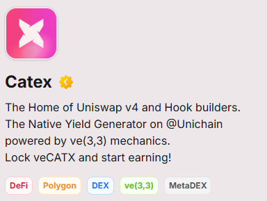 CatexFi: Revolutionizing Governance on Unichain’s MetaDEX Frontier
