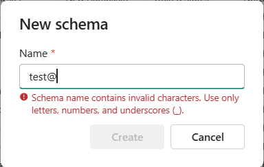 Schema Limitations in the Lakehouse and SQL Analytics Endpoint