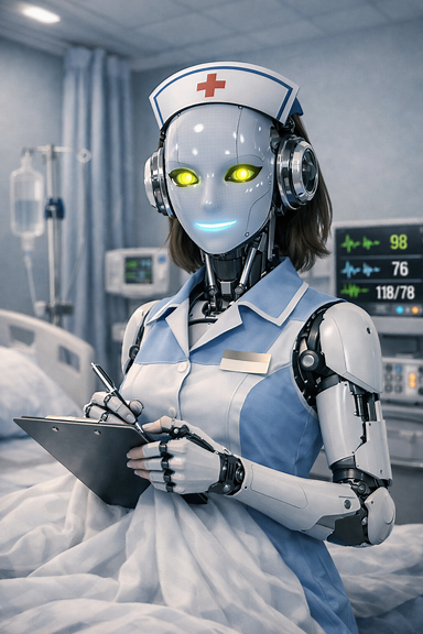 It Takes Your Vital Signs with Glowing Eyes. What Else Will It Take?