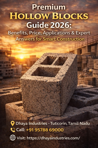 Premium Hollow Blocks Guide 2026: Benefits, Price, Applications & Expert Answers for Smart…