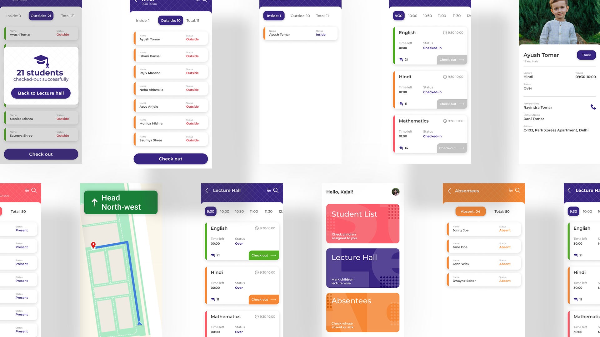 Checkin and Attendance tracking app