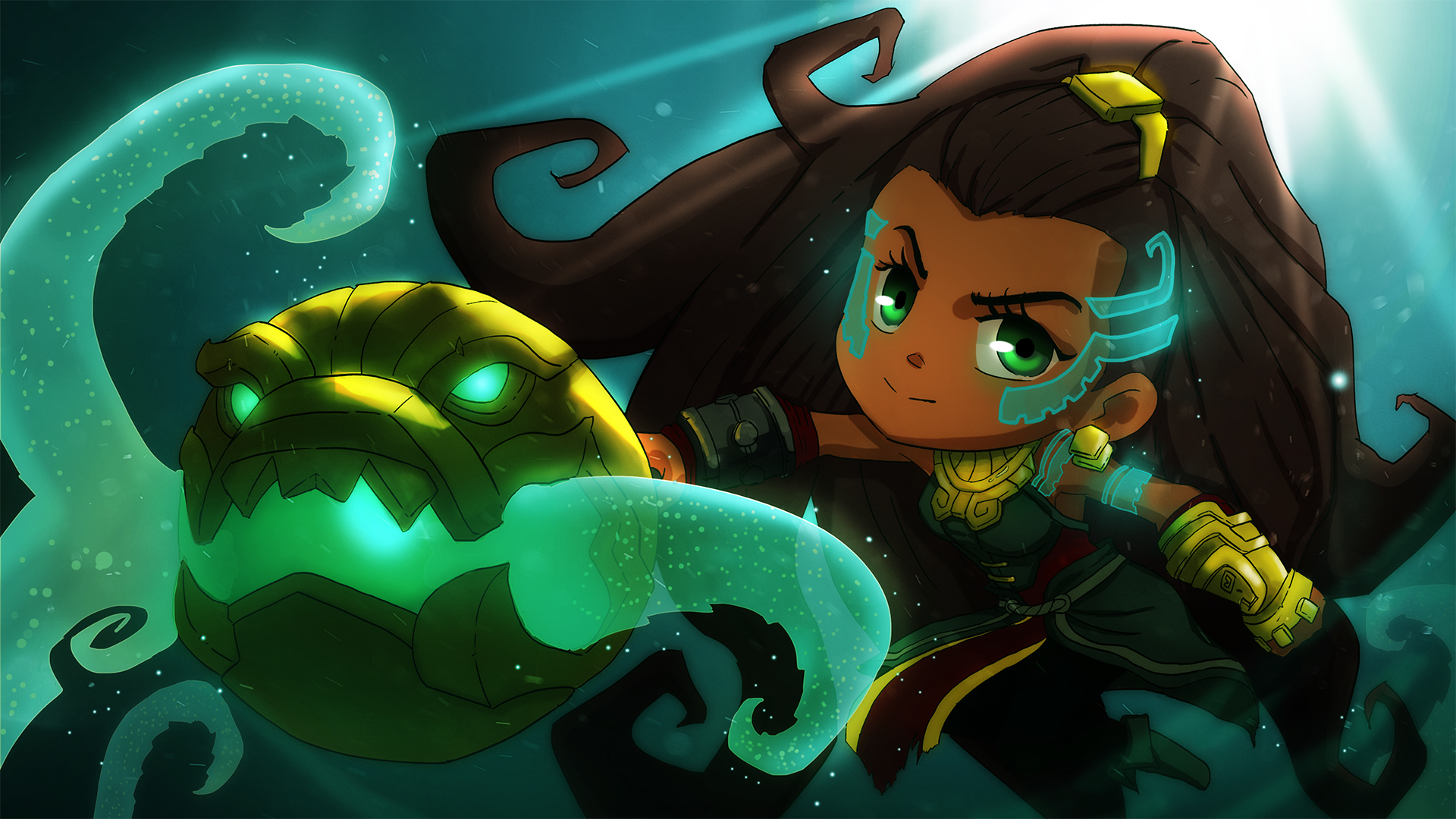 mechbunnies on X: Did some #Illaoi fanart! She just got released and is  the coolest character. #LeagueOfLegends #riotgames   / X