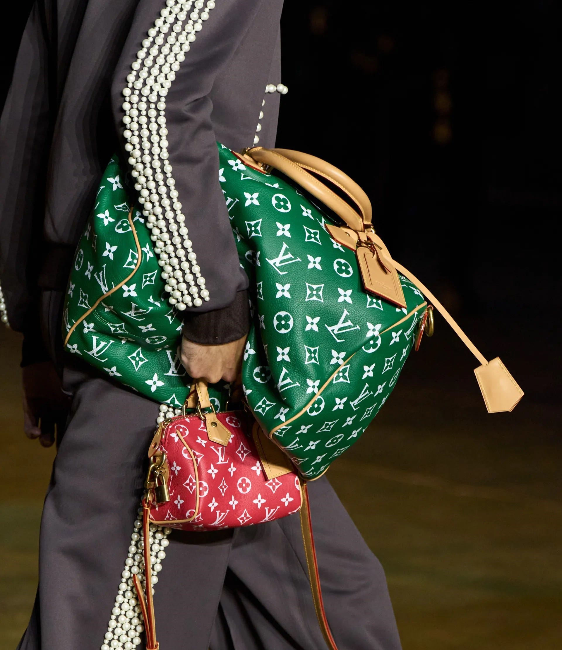 Louis Vuitton 'Speedy' bags by Pharrell