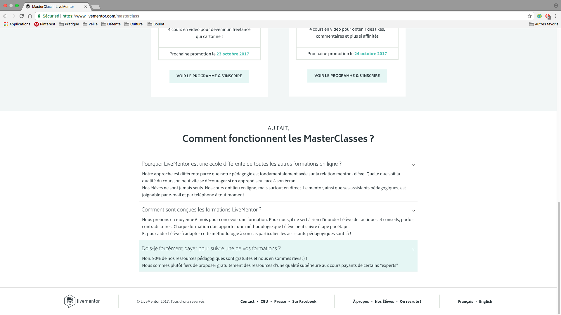 LiveMentor : la formation en ligne accompagnée par un mentor