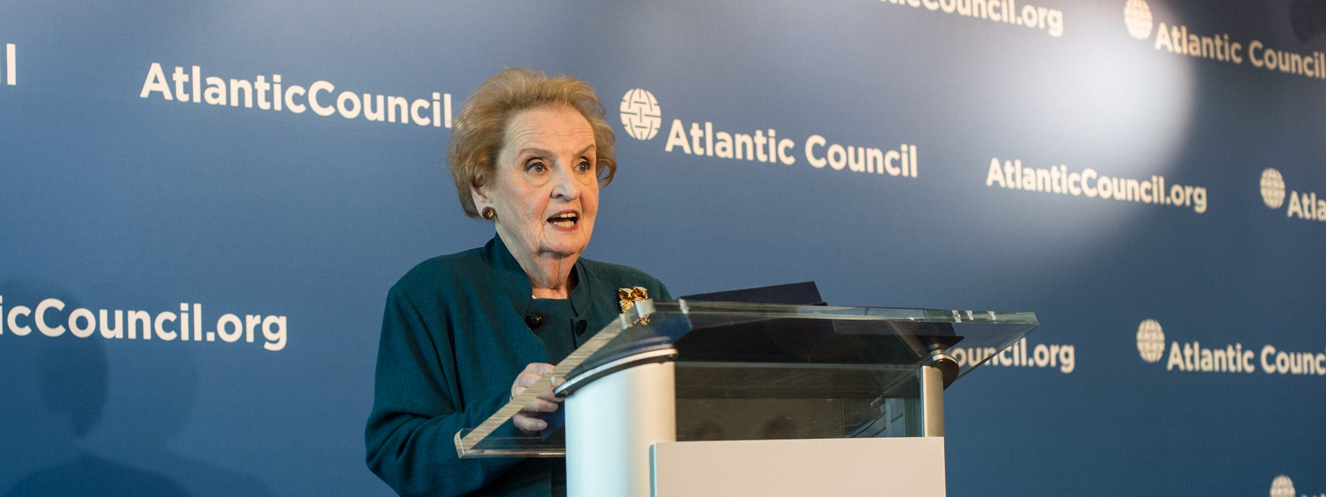 We Need 21st Century Responses. Secretary Albright Speaks At… | by @DFRLab  | DFRLab | Medium