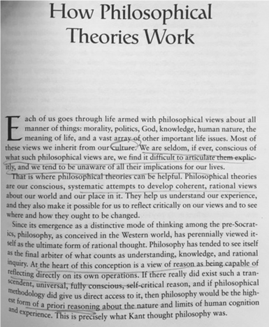 What is philosophy deals