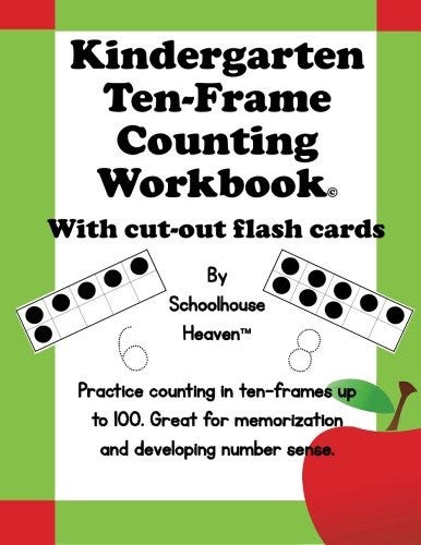 [READ][BEST]} Kindergarten Ten-Frame Counting Workbook: With Cut-Out ...