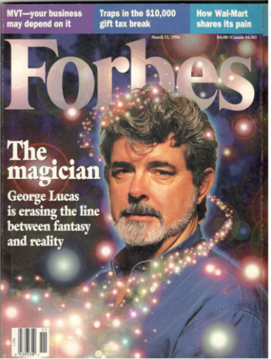 Forbes, March 1996. GWL on the cover and me inside…