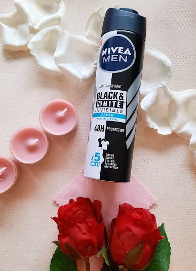 How To Get Rid Of Deodorant Stains — Nivea MEN Black & White Invisible  Fresh | by Seadbeady | Writers' Blokke | Medium